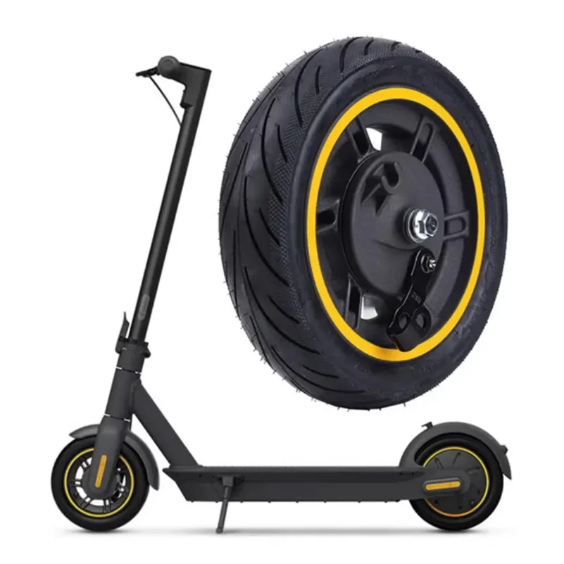 60/70-6.5 Tire & Hub Drum Brake Complete Front Wheel for Ninebot Max G30 Scooter