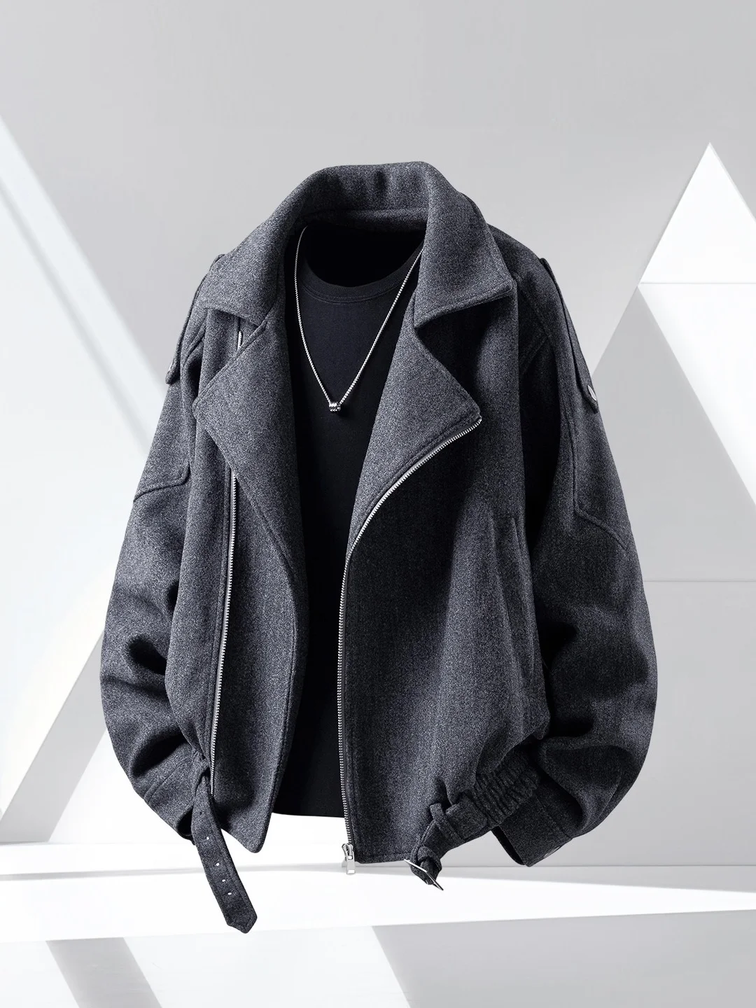 

Мужская куртка в стиле ретро в американском стиле, 2026, новая свободная молния, модная повседневная мотоциклетная куртка с высокой модой, молодежная весна-осень...