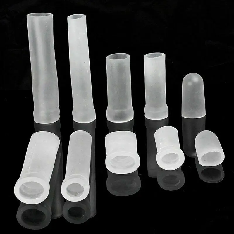 Penis Sleeve for Male Penies Extender Pump Enlargement Silicone Glans Protector Cap Replacement for Peniles Stretcher Clamping