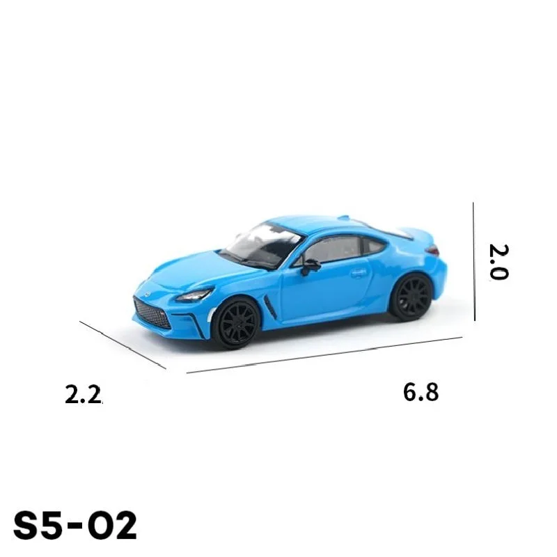 Xcartoys-Alloy Simulação Modelo Carro, Roadster S5-02, Azul, 1:64, GR-86