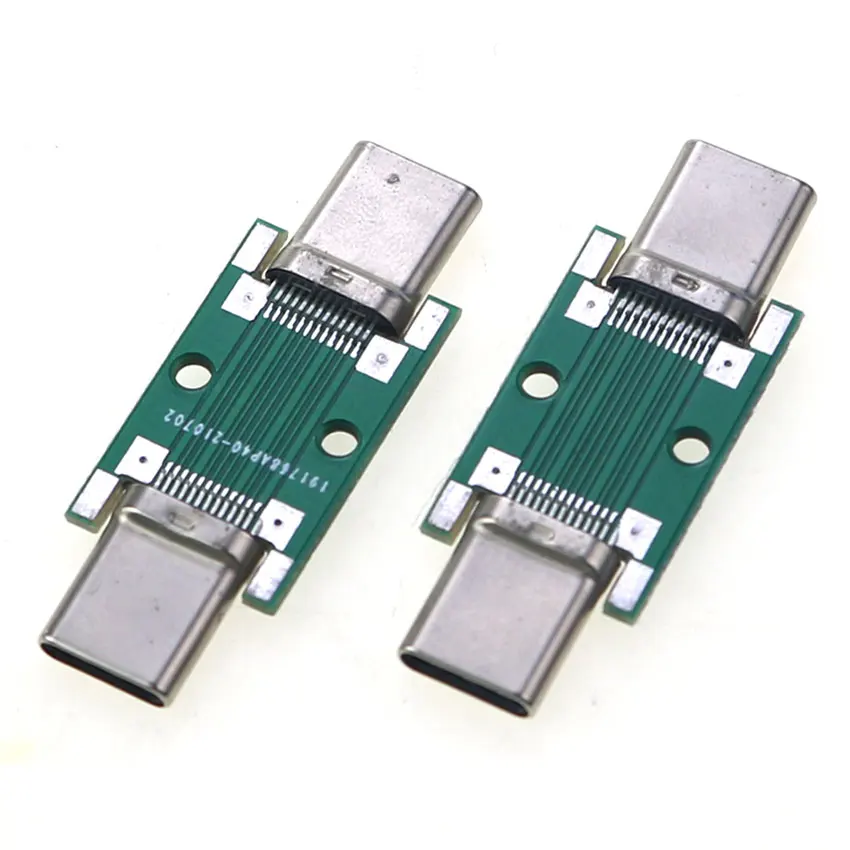 Cltgxdd 1pcs Type-C Multi-function Test Board USB 3.1 Type C 24 Pin Female to Male Female 24P High Current Adapter PCB Board