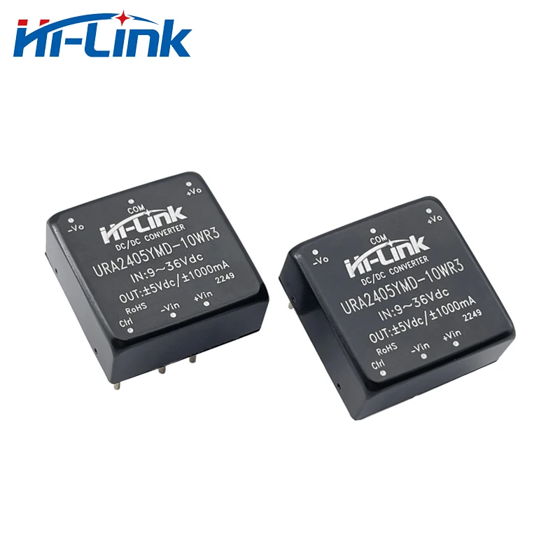 Hi-Link Offical Small Size URA2405YMD-10WR3 New 10W 24V to 5V 1A DC DC Converter Isolated Power Supply Module Smart Electronic