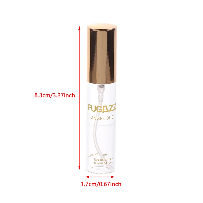 10ml Mini Portable Perfume Bottle Spray Refillable Cosmetic Sample Glass Bottling Travelling Empty Container