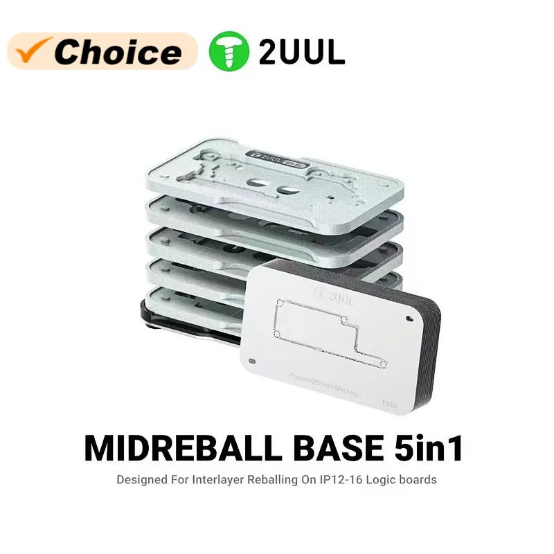 

2UUL BH13 Midreball Base 5 в 1, предназначенная для реболлинга прослойных систем IP 12-16 серии, трафарет для реболлинга BGA