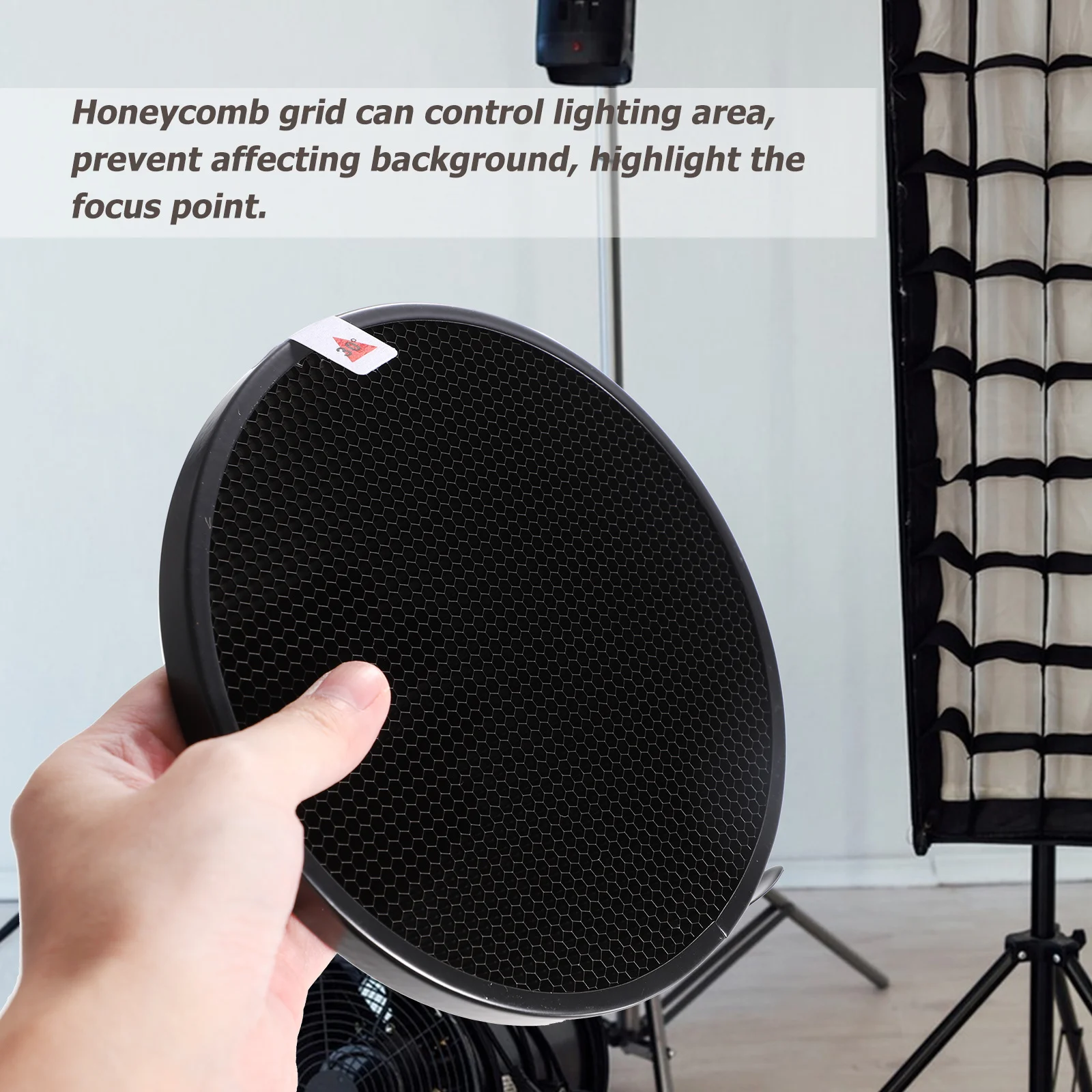 

1Set High Density Honeycomb Grid for Light Focused Beam Studio Flash Diffuser Photography Set Honeycomb Grid