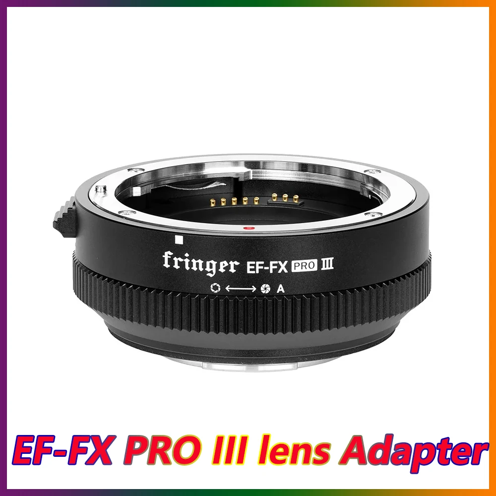 Fringer EF-FX Pro III Adaptor Lensa Fokus Otomatis untuk Lensa Canon EF Ke Kamera Fujifilm X X-Pro 1 X-T3 X-A1 X-A3 X-A5 X-A7