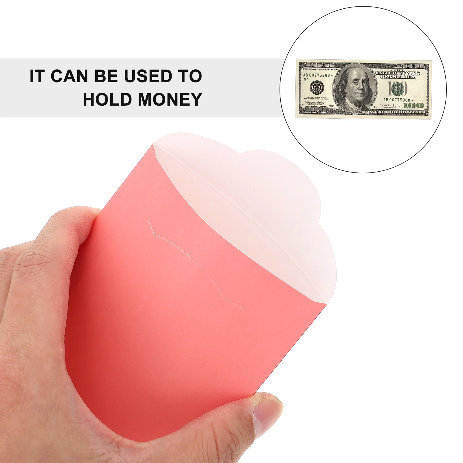 20 قطعة الحزم الحمراء قسط العاج مجلس قوي احتفالي تصميم السنة الجديدة حفل زفاف المال المغلفات لتحية المجوهرات النقدية #6