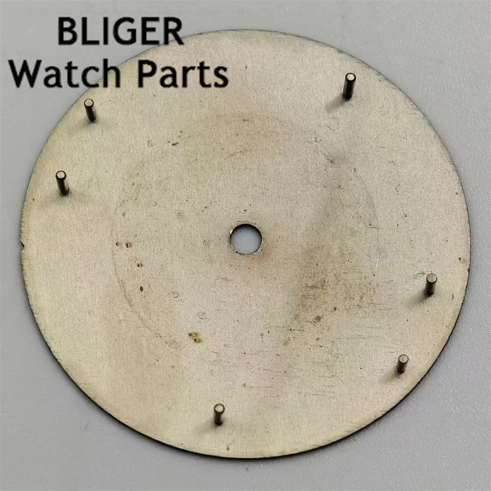 BLIGER 29mm Watch Dial White Black Blue Dial Green Luminous Fit NH35 NH36 ETA2824 Mingzhu DG2813 Miyota8215  PT5000 Movement