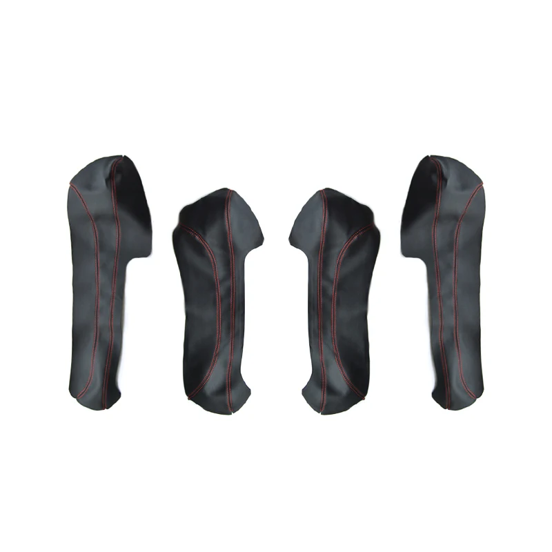 4PCS Car Styling Interior Microfiber Leather Door Armrest Panel Cover Trim For Nissan Slyphy Sentra 2006 2007 2008 2009-2011 view 2