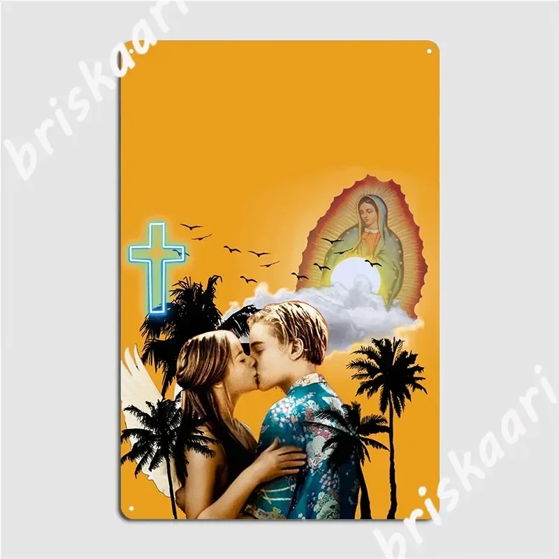 Romeo And Juliet Baz Luhrmann Metal Sign Living Room Wall Decor Personalized Garage Wall Decor Tin Sign Poster