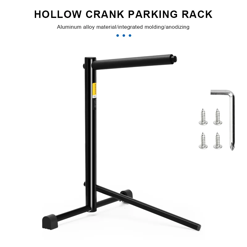 Bike Hollow Crank Parking Rack Aluminum Alloy Multi-Functional MTB Road Bicycle Parking Rack Outdoor Floor Display Repair Stand