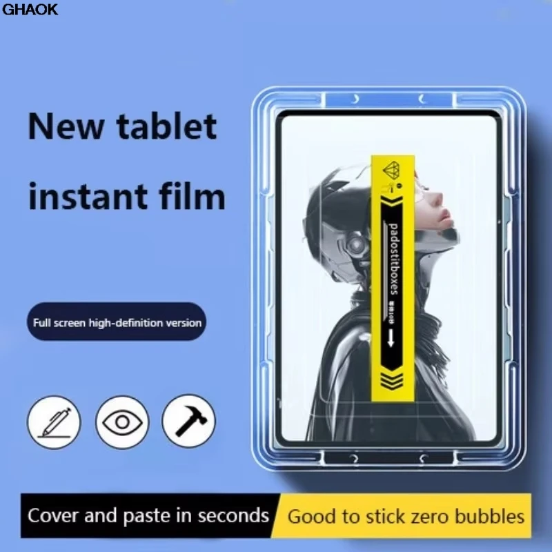 Dust Free Easy Installation Screen Protector For Samsung Galaxy Tab S10 FE S6 Lite S9 FE Plus S8 S7+ A9 Plus Tempered Glass Film
