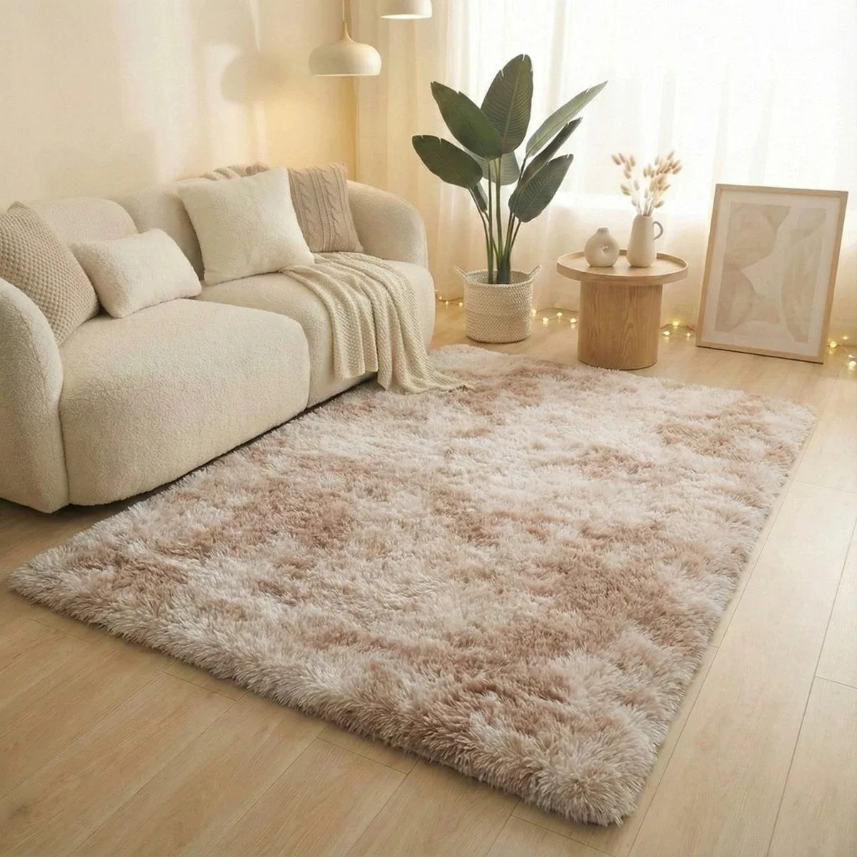 Graue Batik-Shaggy-Teppiche Ultra Weiche Rutschfeste Plüsch-Teppiche Schlafzimmer Wohnzimmer Kinderzimmer Große Größe Wohndekor Bodenmatten – Detail 13