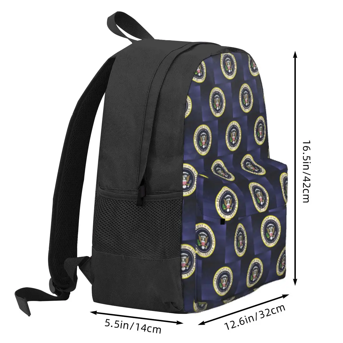 Seal Of The President Of The United States Student Backpack School Bag Hiking Travel Daypack for Men Women Bookbag Shoulder Bags
