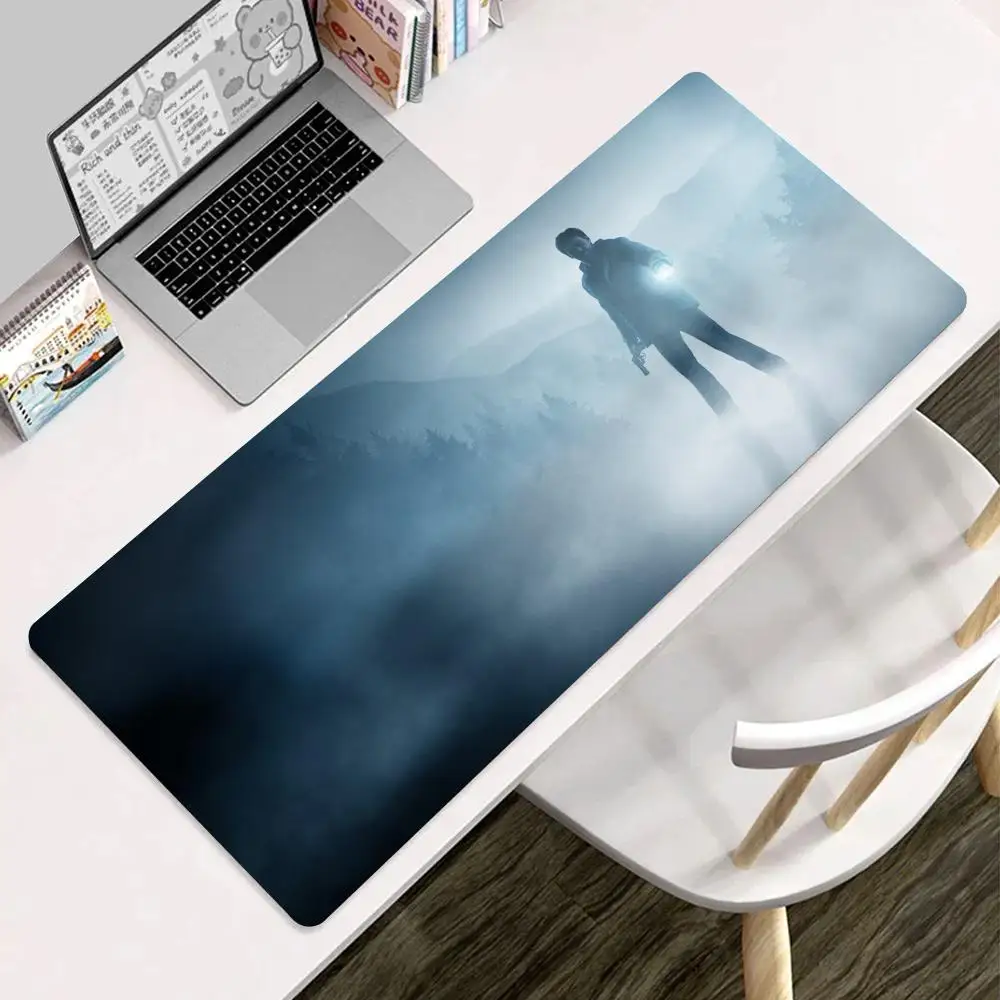 Hot Survival Horror Game Alan Wake Series Mouse Pad Non-Slip Rubber Edge locking mousepads kawaii Game play gaming mats for note