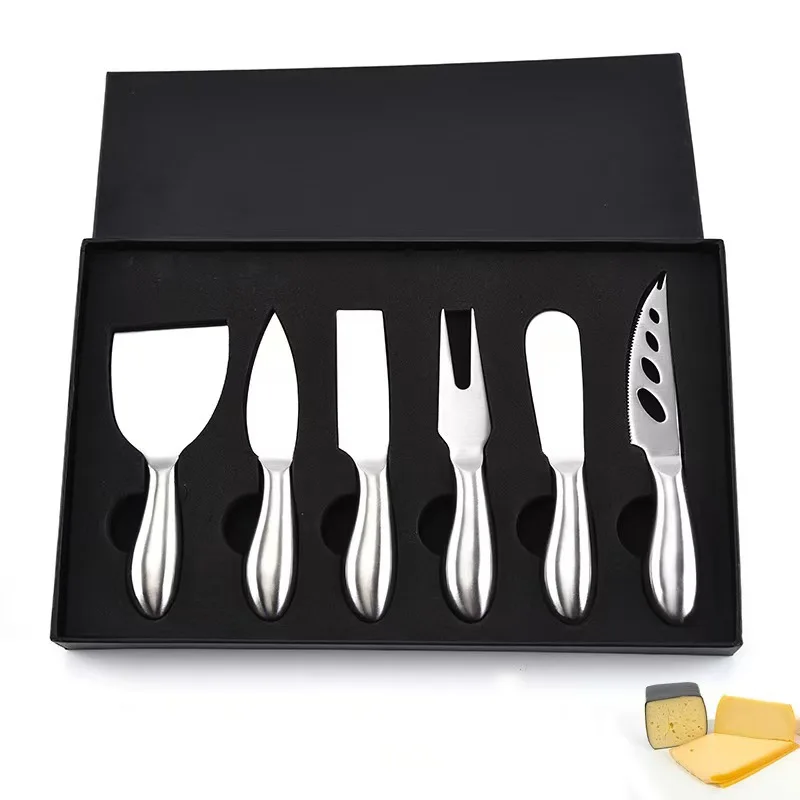 Cortador de mantequilla de acero inoxidable: esparcidor multifunción para queso/jamo y cuchillo para crema, utensilio de cocina