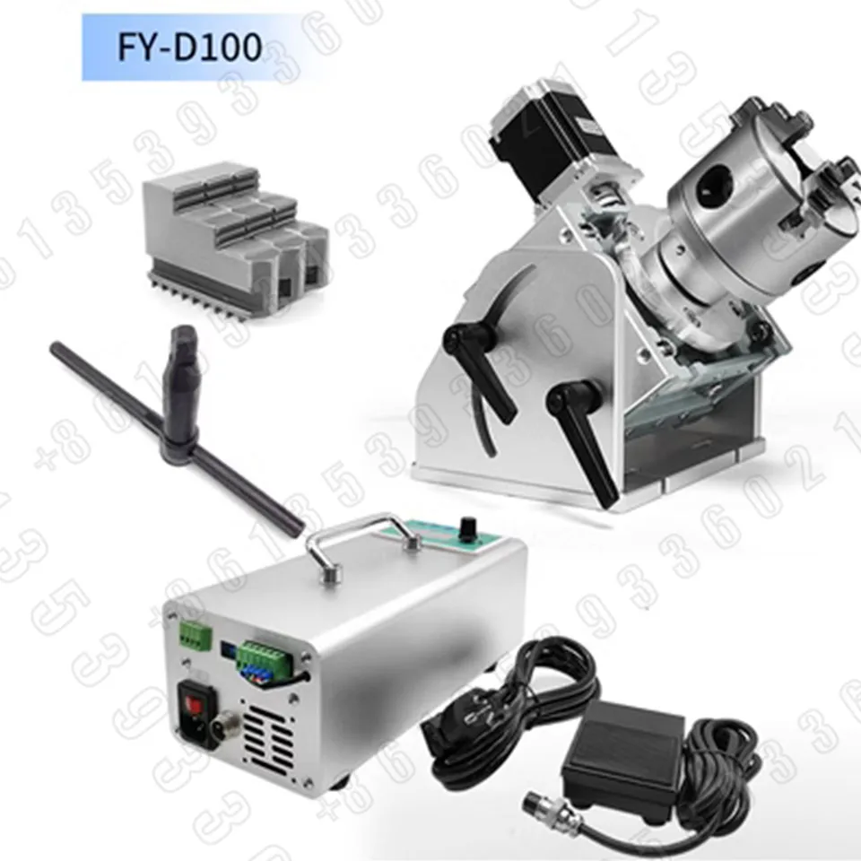 Fy-d80 Rotary Fixture Marking Machine Rotary Shaft Welding Machine Rotary Stepping Servo Rotary Table Fy-d80+ Speed Control Box