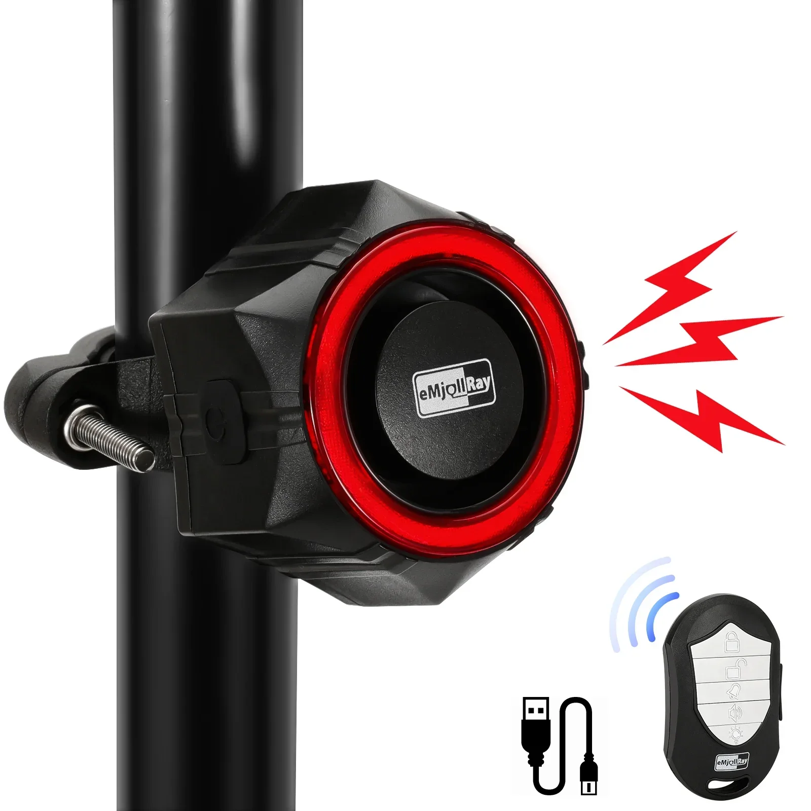 Bicycle Wireless Anti-Theft Alarm 110dB Vibration Sensor For Avid Elixir R/CR/CR-MAG/E1/3/5/7/9 SRAM FORCE AXS Level TL Bike