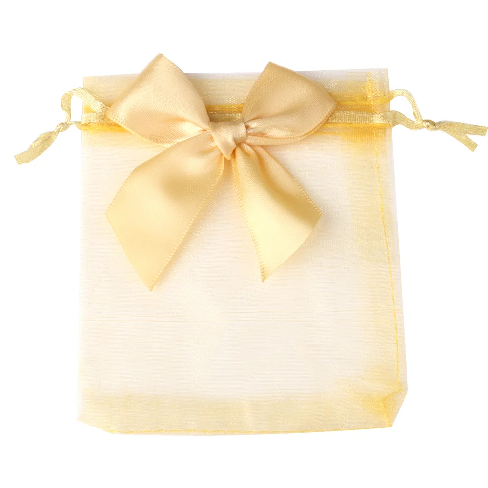 Organza Gift Bag Bowknot Drawstring Pouch 8