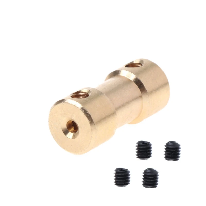 2-5mm Motor Copper Shaft Coupling Coupler Connectors Sleeve Adapter US