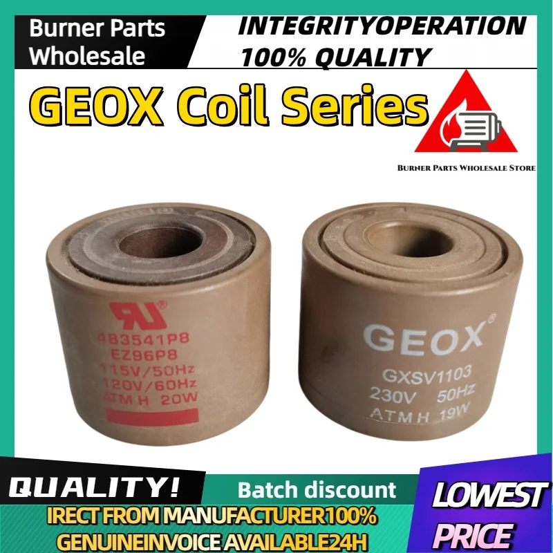Bobina Solenoide Nueva 483541P8 20W GXSV1103 19W GEOX, Accesorios para Válvula de Combustible de Quemador Industrial