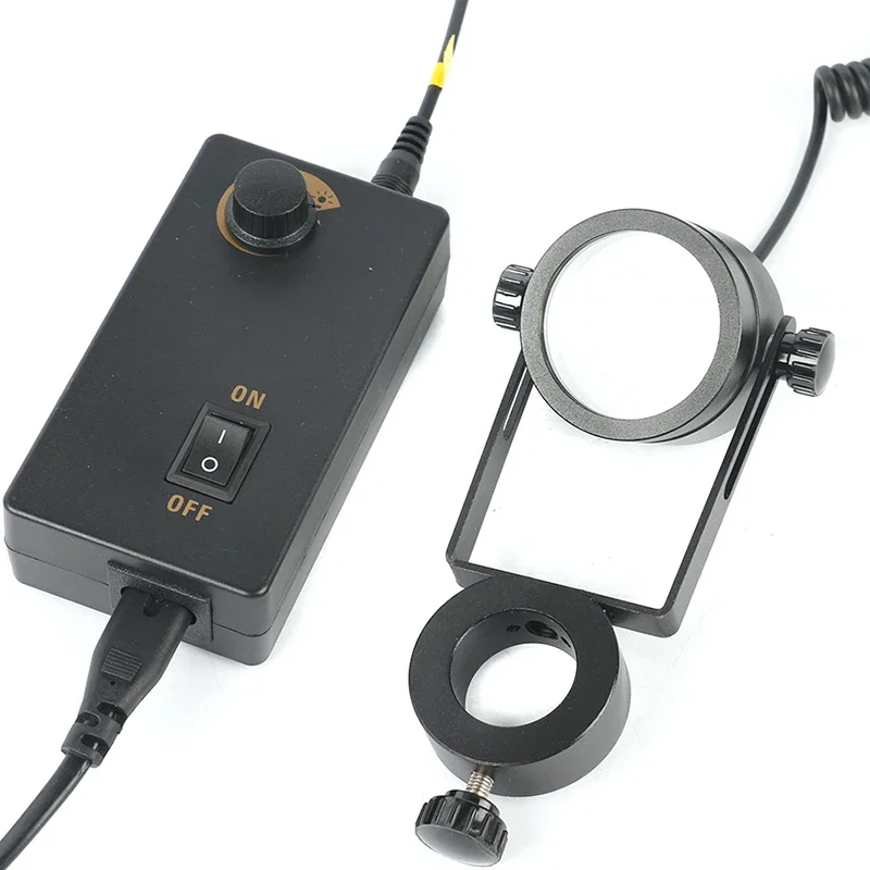 Регулируемый наклонный кольцевой светильник, лампа-осветитель, наклонная лампа, 24 шт., светодиодный заполняющий светильник 25 мм или 32 мм для видеостереомикроскопа