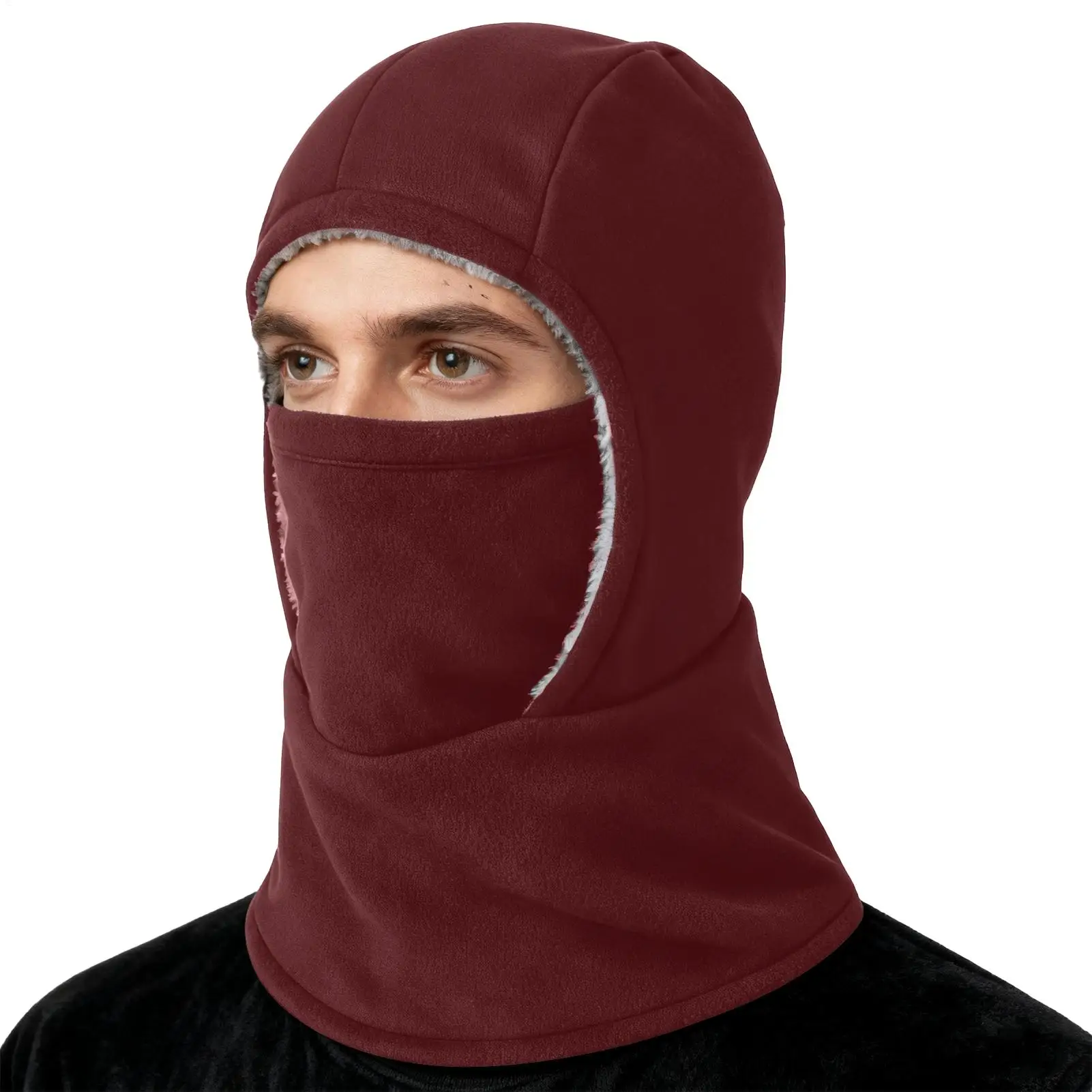 

Winter Face Cover Protective Thermal Waterproof Hat Outdoor Snow Warm Hat Skiing Hood For Women Adults Outdoor Motorcycle