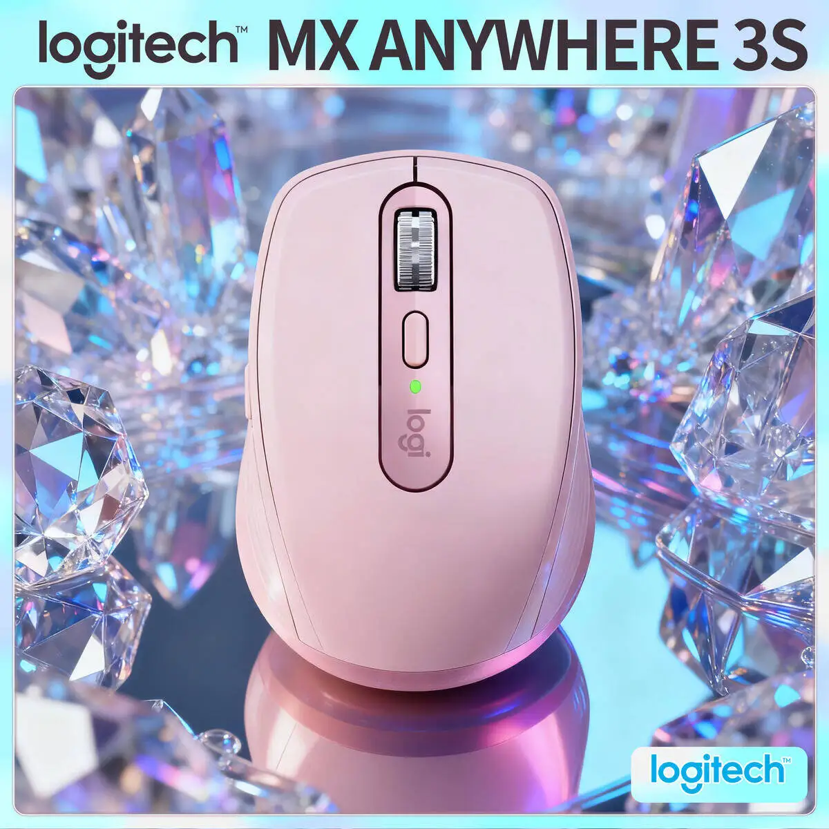 

Компактная мышь Logitech MX Anywhere 3S, эргономичный дизайн, перезаряжаемая, с быстрым прокруткой для портативных ПК Mac