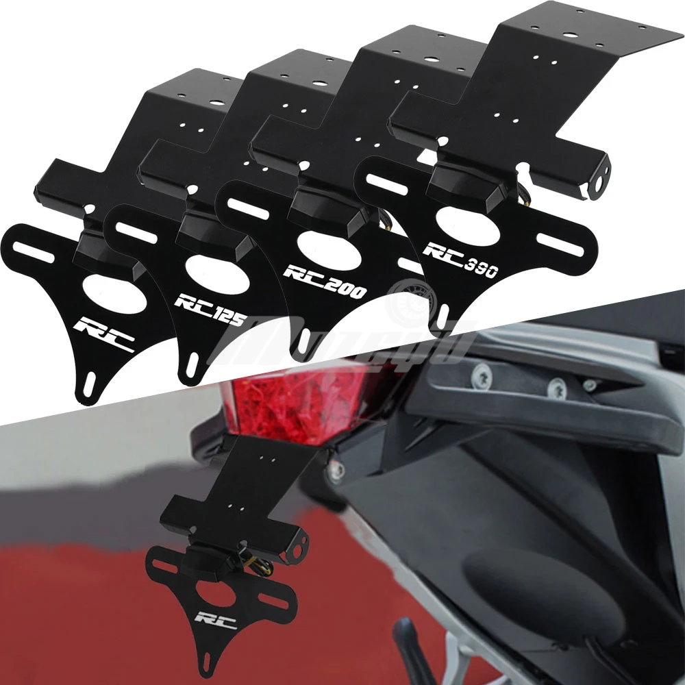 

Для RC 125 200 390 RC125 RC 200 RC390 2014-2020 2021 Кронштейн номерного знака Хвостовое аккуратное крыло Устройство держателя номера