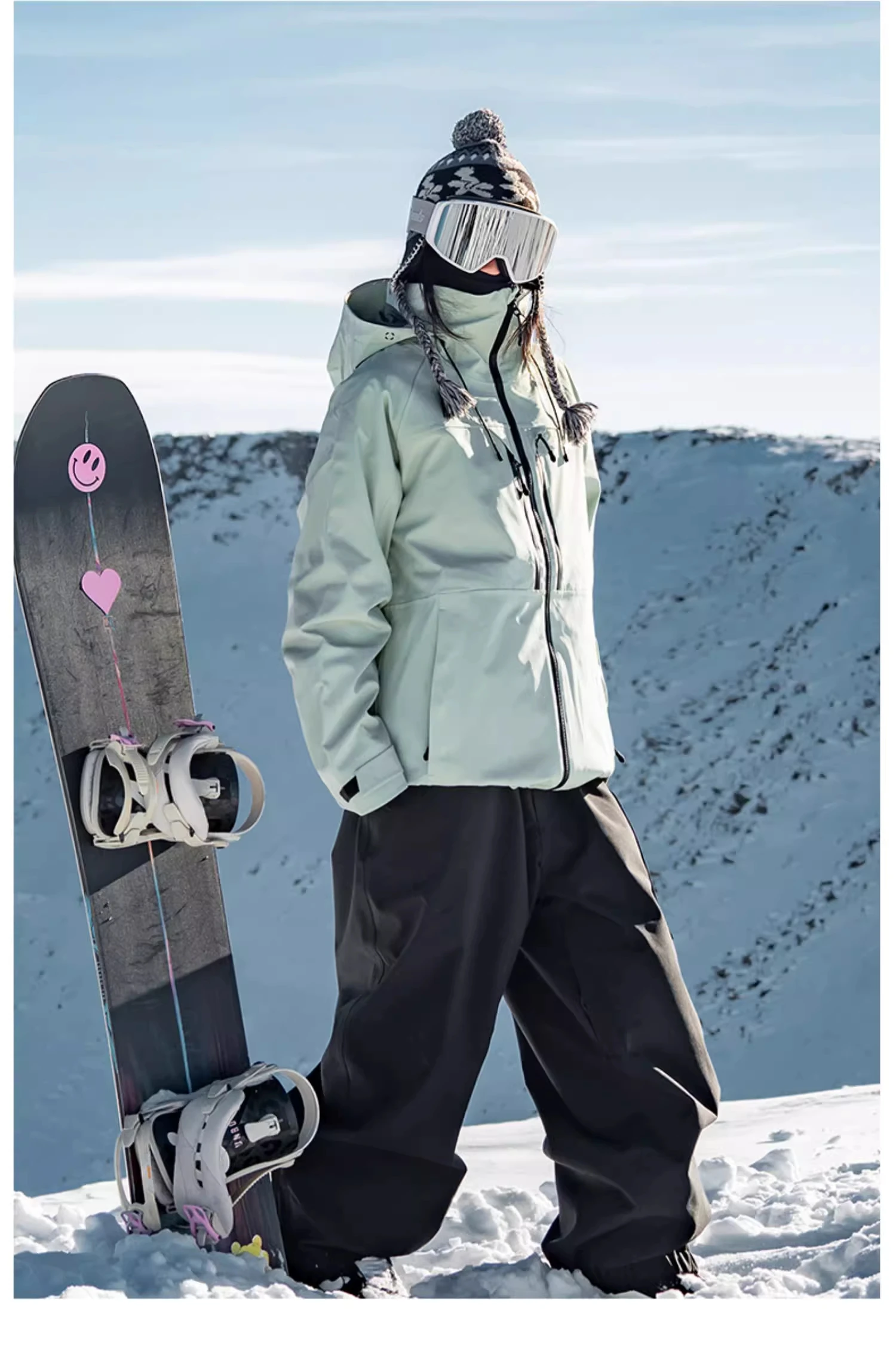John Snow 2026 Neue Winter-Skijacke für Damen und Herren, Atmungsaktive Wasserdichte Snowboard-Bekleidung, Outdoor-Sport-Wärmejacke – Detail 15