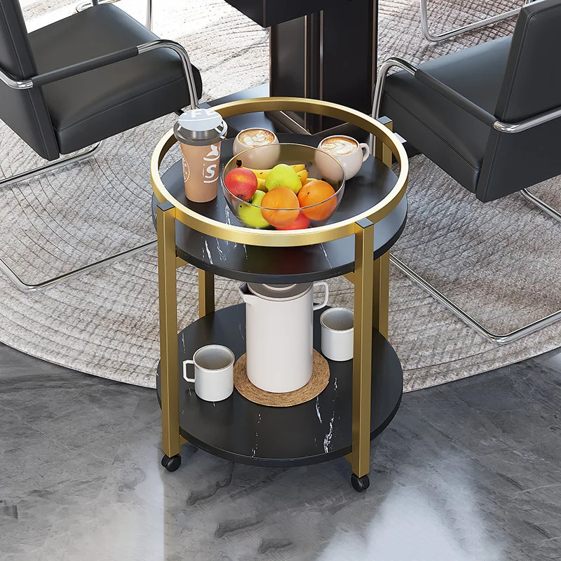 

Mahjong machine coffee table double-layer chess and card room special ashtray tea rack mahjong side tea table light