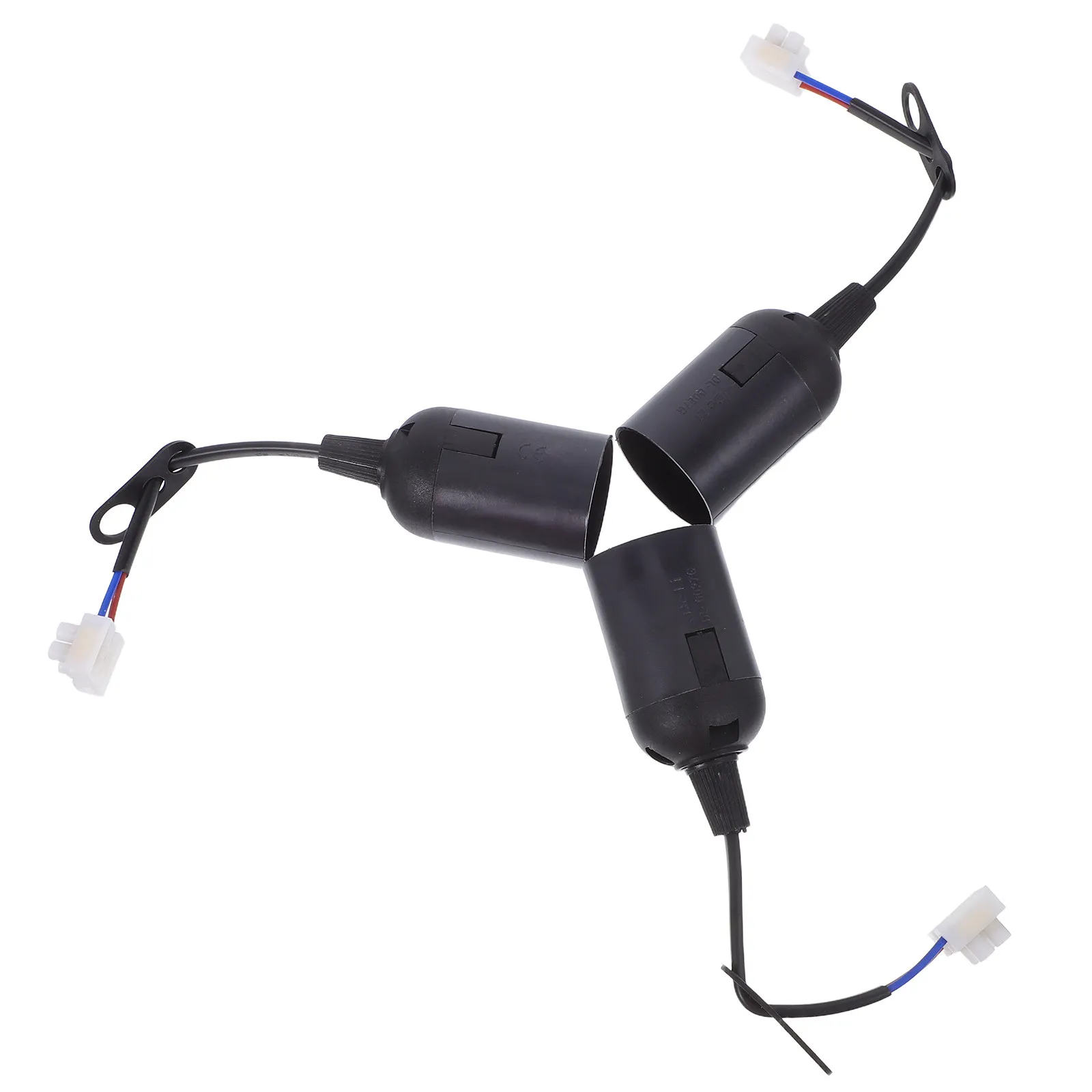 

3Pcs Hanging Lamp Accessories E27 Pigtail Bulb Holders Terminal Screw-in Light Sockets Indoor Pendant Lamp Base Replacement
