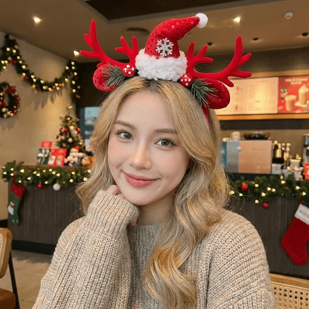 ที่คาดผมเขากวางเรนเดียร์คริสต์ - Reindeer Antlers Headband บทวิจารณ์และราคา