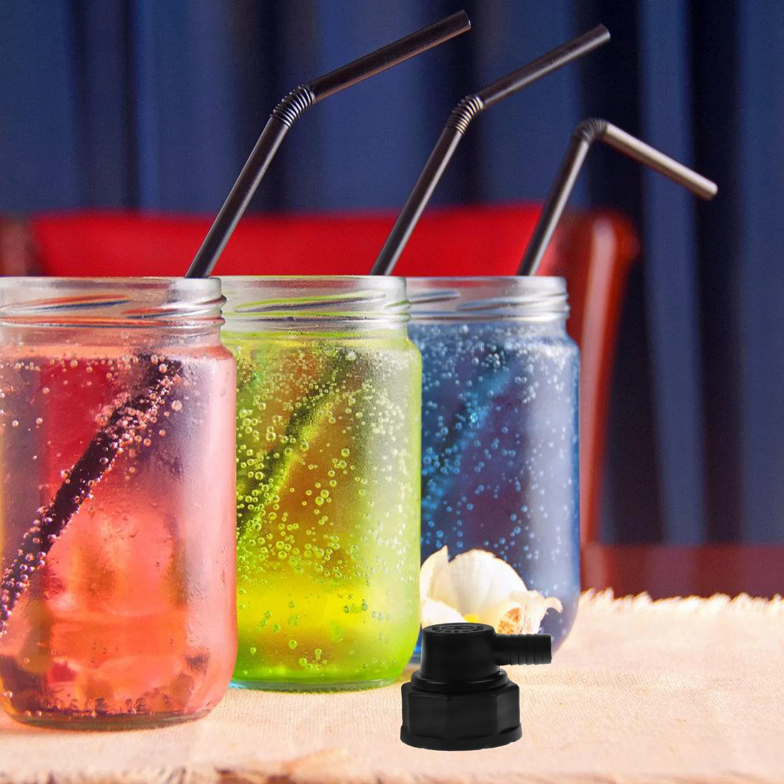 Syrup Bag Quick Connector Pe Soda Valve Nozzle Diffuser Internal Mixer Part for Soda Dispenser Machine Fountain Drink