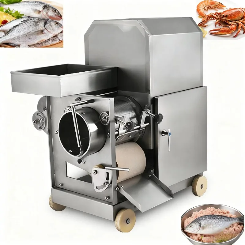 فاصل عظام لحم السمك الأوتوماتيكي، مستخرج لحم السلطعون التجاري عالي الإنتاجية