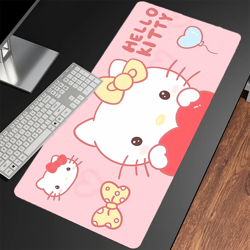 마우스 패드 헬로 키티 액세서리 사무실 노트북 게이머 키보드 마우스 패드 PC 컴퓨터 책상 매트 게임 패드 마우스 매트 최고의 선물용