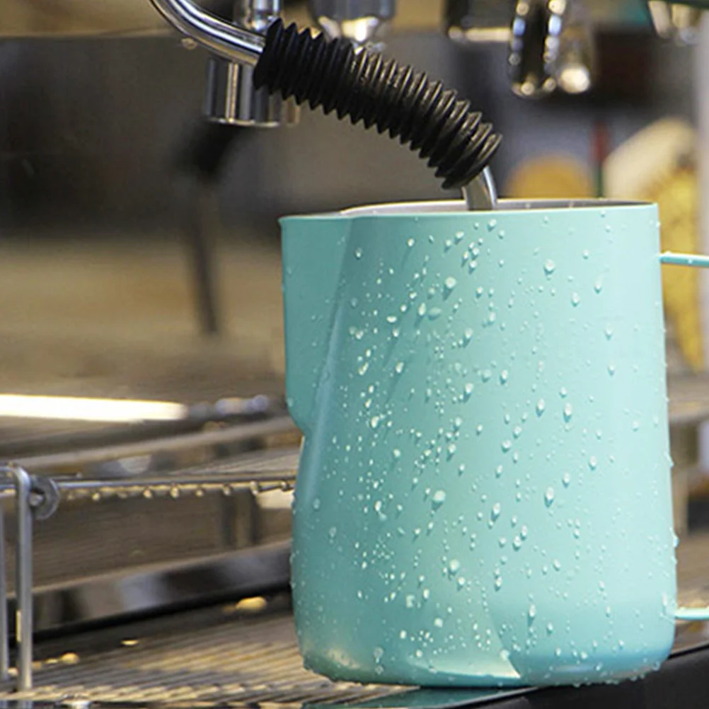 

Coffee Capsule Cup Stainless Steel Safe Smooth Surface Large Capacity Storage Container Green 600ml Home Coffee Cup