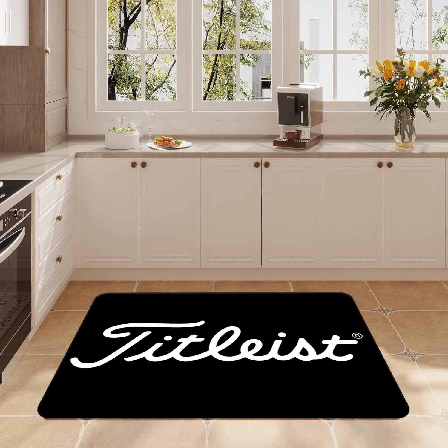 A-T-Titleist Printed Carpet Non-slip Multi Function carpet Living Room Rugs Entrance Floor mat Home Kitchen Hallway Decor