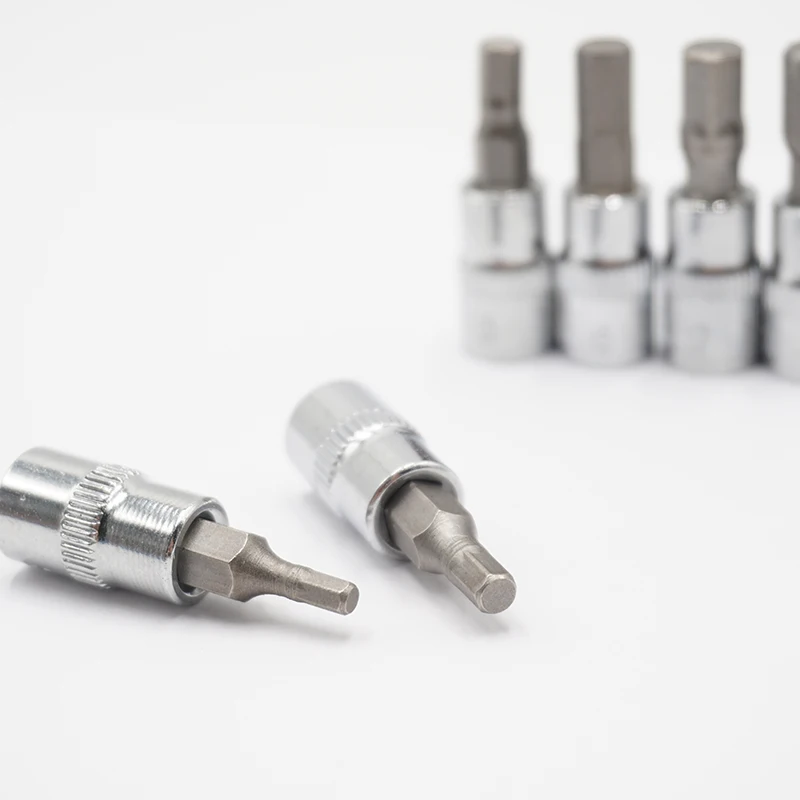 Allen Hex Bit Socket 1/4 Socket Screwdriver Bit Set Hex H3-H8 Screwdriver Bits 6PCS Home Multifunctional Screw Driver Bits Tool