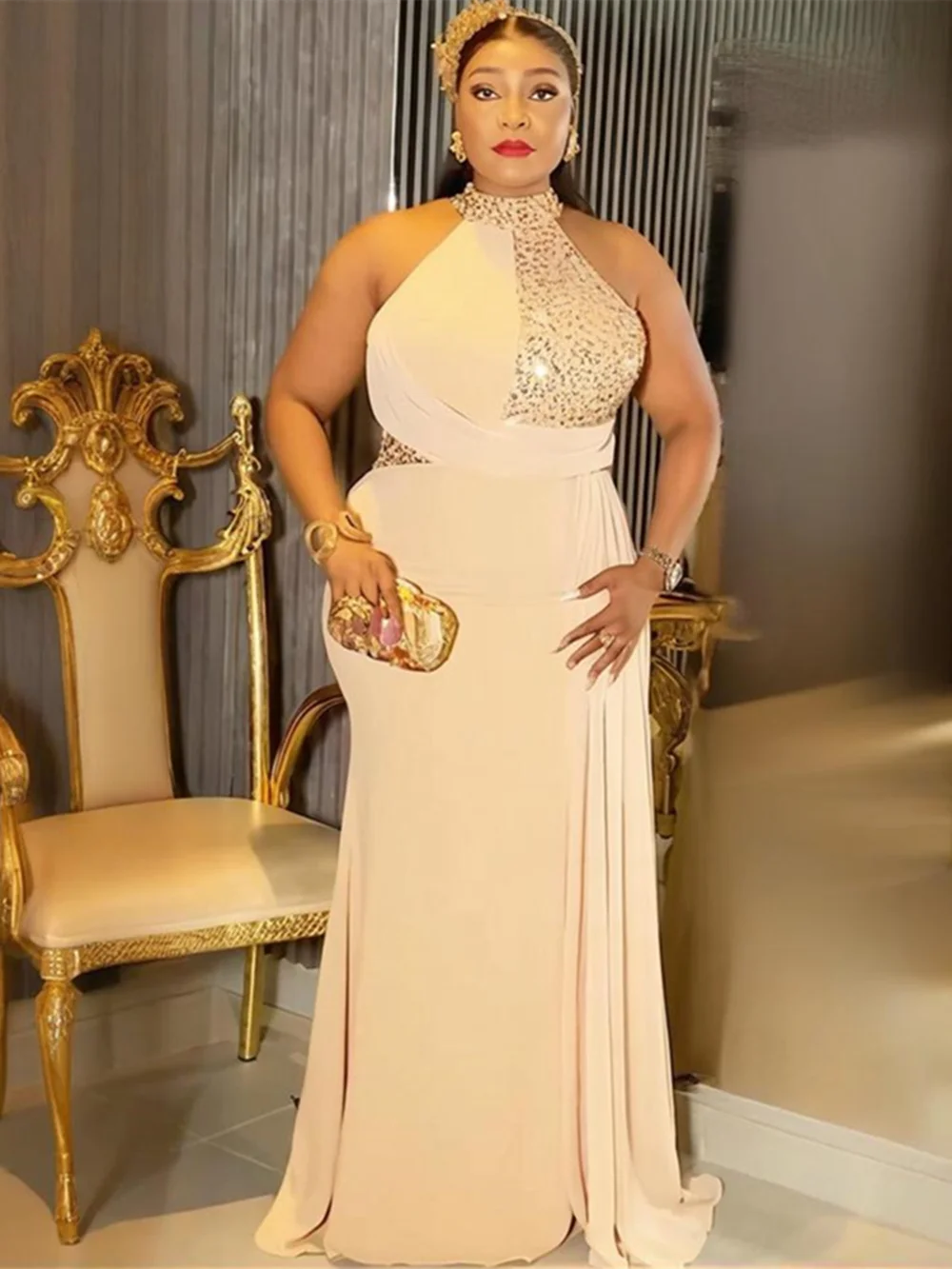 

Африканские вечерние платья больших размеров для женщин, новинка 2023 года, модное свадебное вечернее платье Dashiki с блестками, элегантное мусульманское платье макси в Турции