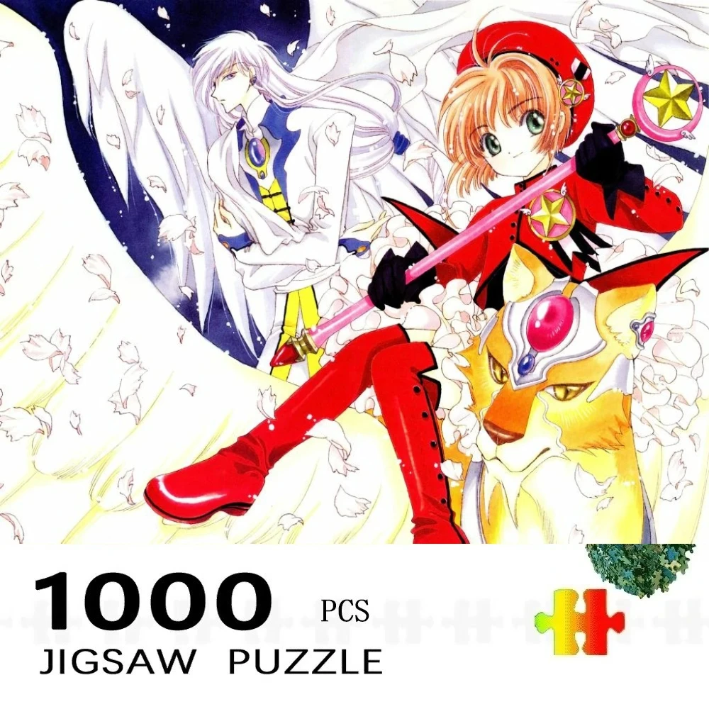 

Пазл для взрослых 500/1000 деталей, пазл с изображением Сакуры, декоративная картина, упражнение для развития мышления