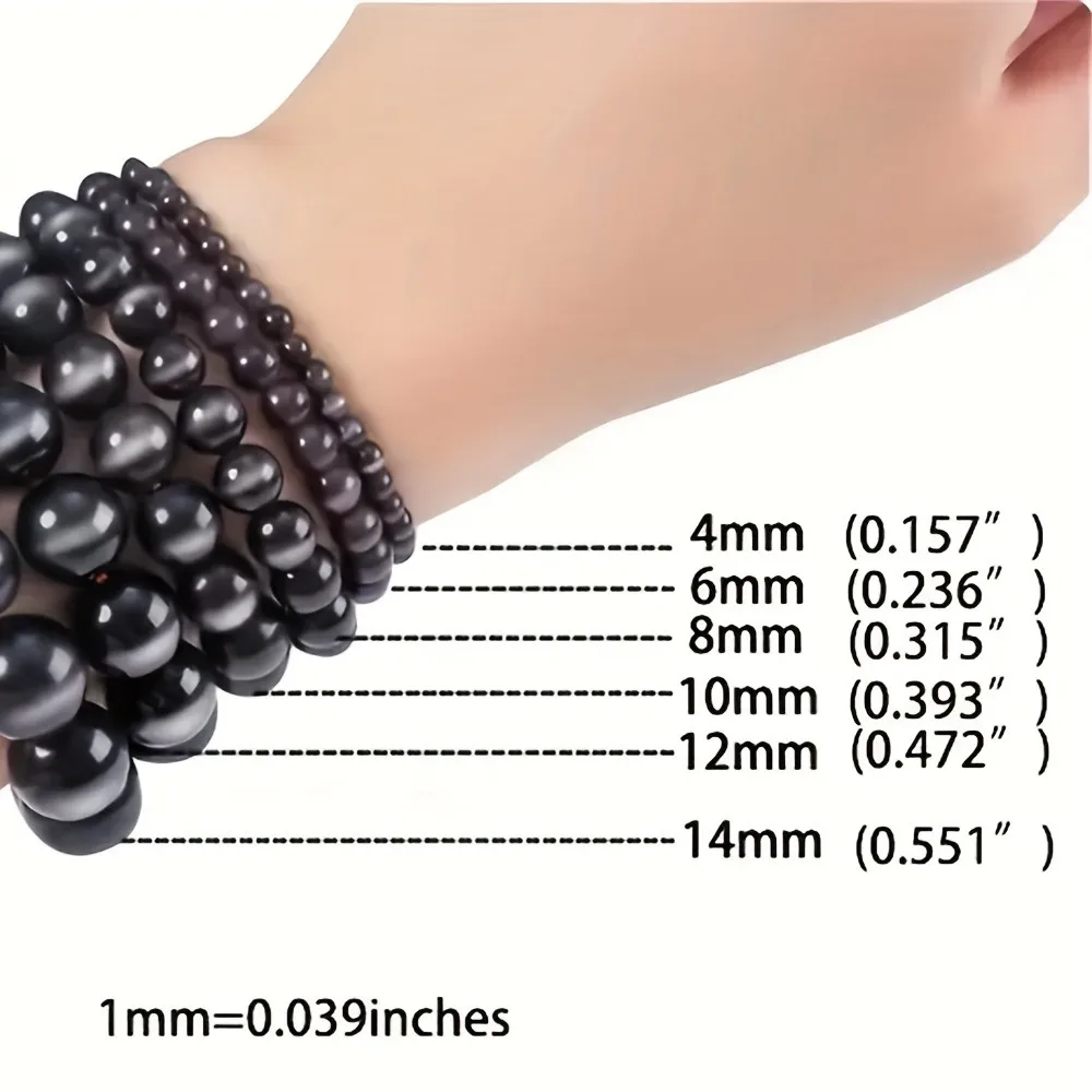 6/8/10mm Natural Stone round Bead Loose Bead Jewelry Accessory DIY Bracelet Necklace Semi-finished Product