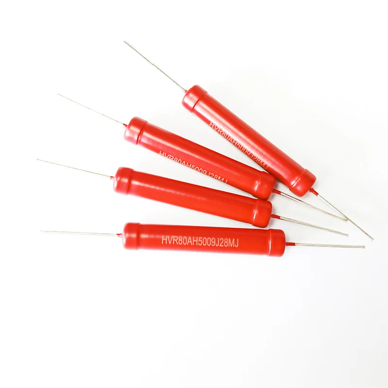 1pcs hvr80ah5009 résistance haute tension 5w30k100k200k1m40m1k2m5m10m10gohm470k300mfilm épais sans résistance inductive