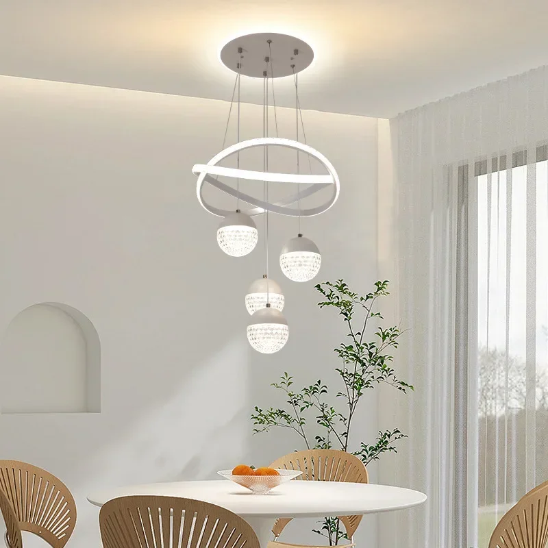 Modern Acrylic Imitation Crystal Children Chandelier Home Decor Dining Table lux Pendant lamp Living Bedroom LED Indoor Lighting