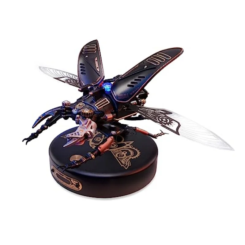 

Robotime Rokr 3D Metal Puzzles Stag Beetle Plastic Model Engine Kits to Build Mechanical Age Gift for Teen Adults 115 pcs MI03