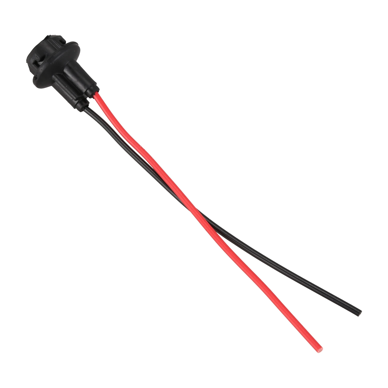 10 portalámparas T10 W5W 168 194, enchufe con base de vidrio, color negro, bricolaje