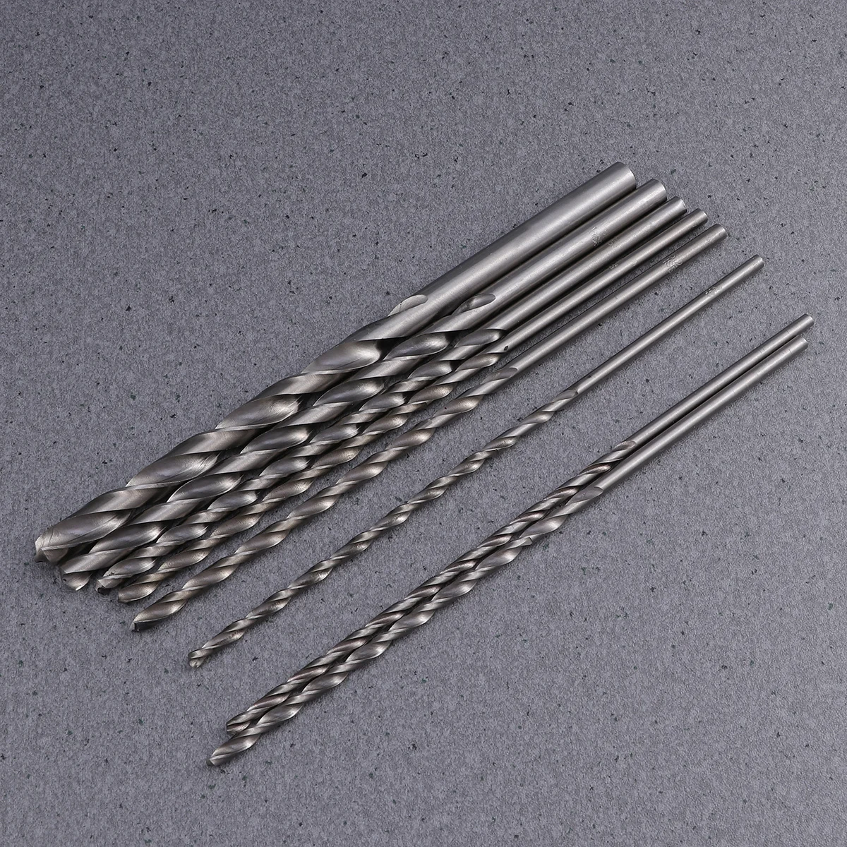 

8Pcs High Speed Steel Drill Bit Set 200Mm Extra Long Silver 4Mm 4.2mm 4.5mm 5Mm 5.2mm 6Mm 8Mm 10Mm for Precision Craft Hobby