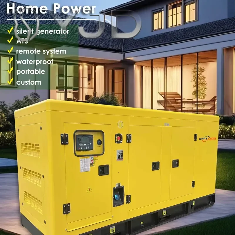 Hot Sale Waterproof Water Cooled Generators for Home 188 KVA 188KVA 150KW 150 KW Silent Generator for Remote Area