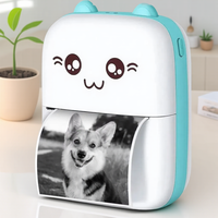 Portable HD Wireless Mini Bluetooth Thermal Printer for Labels Photos Receipts Notes Self-adhesive Paper