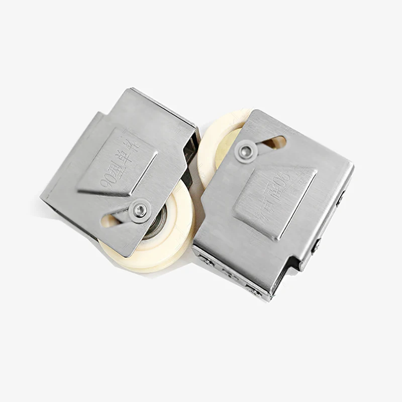 

90 Type Nylon Single Wheel Old-fashioned Aluminum Alloy Door Window Glass Pulley Window Track Stainless Steel Roller Accessories